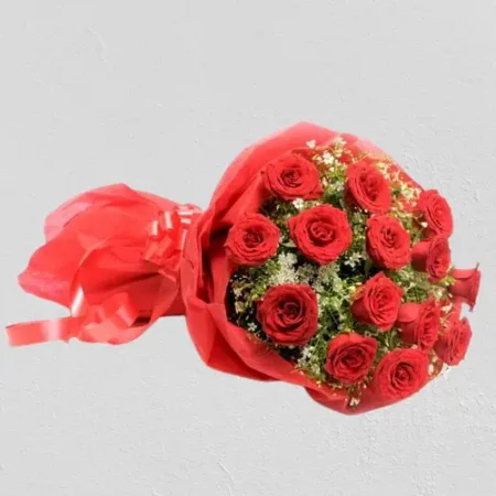 Bouquet of 15 Red Roses  