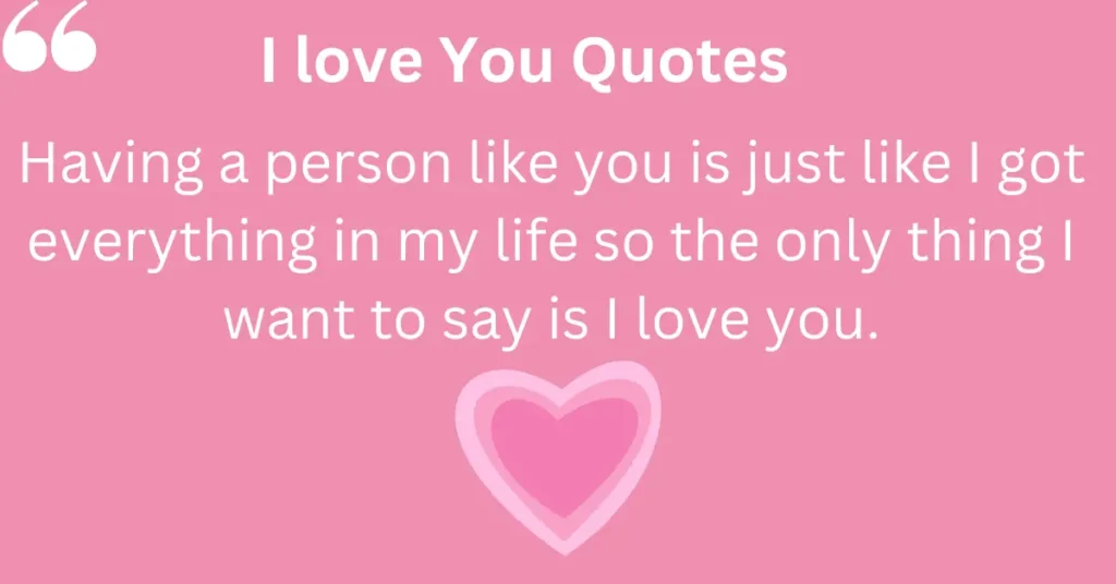 I love quotes for love