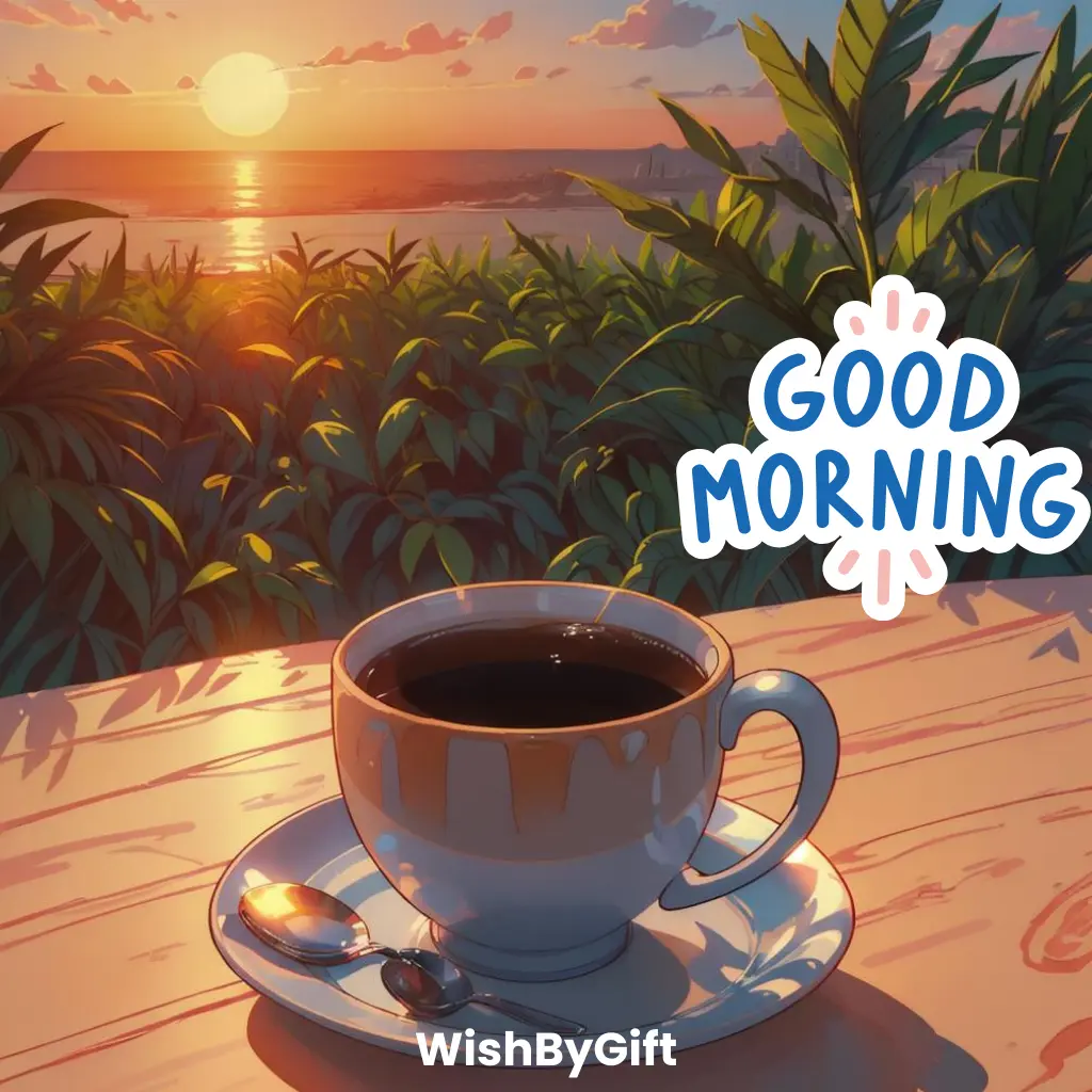 Good Morning Wishes Image for Wife