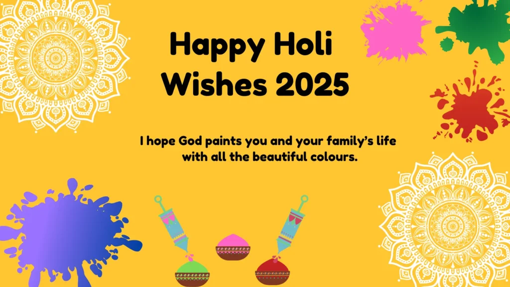 Holi Wishes 2025