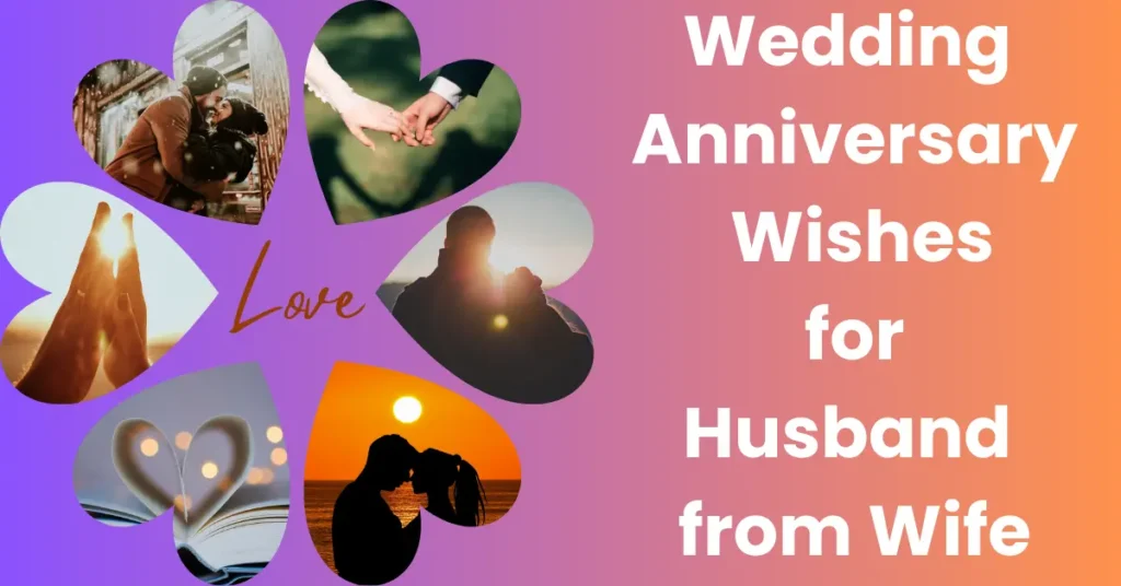 Happy Wedding Anniversary Wishes for Husband from Wife