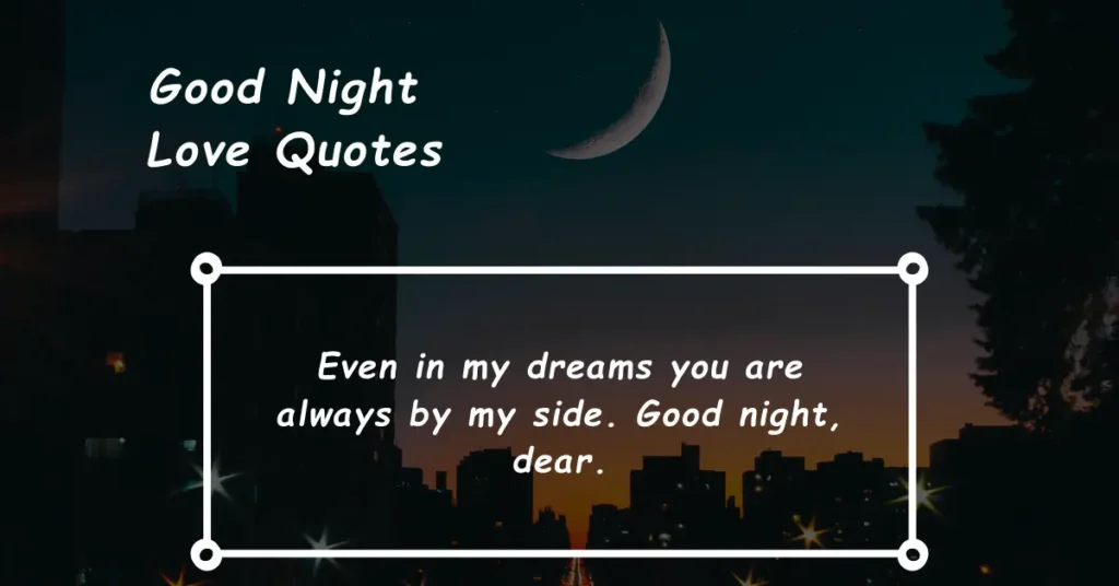 Good Night Love Quotes