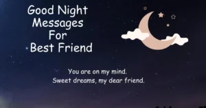 83+ Sweet Good Night Messages For Long Distance Friend