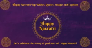 Happy Navratri 2024: Top Wishes, Quotes, Images and Captions